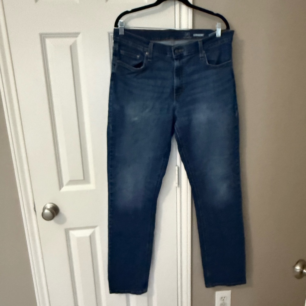 George Men's Classic Indigo Straight Jeans - 36x34